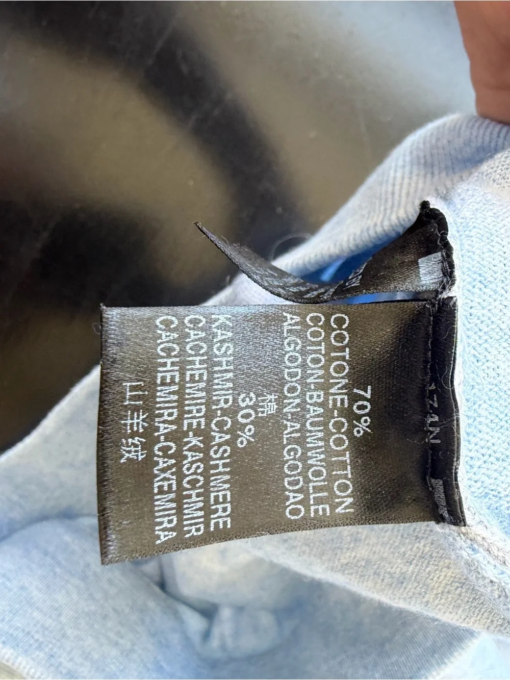 Zegna sport golf sweater Light Blue